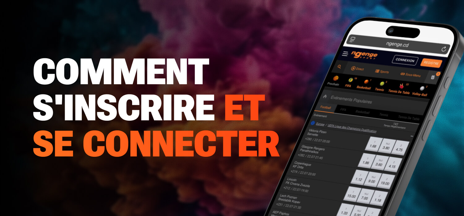 Comment s'inscrire et se connecter au compte Ngenge Sport 
